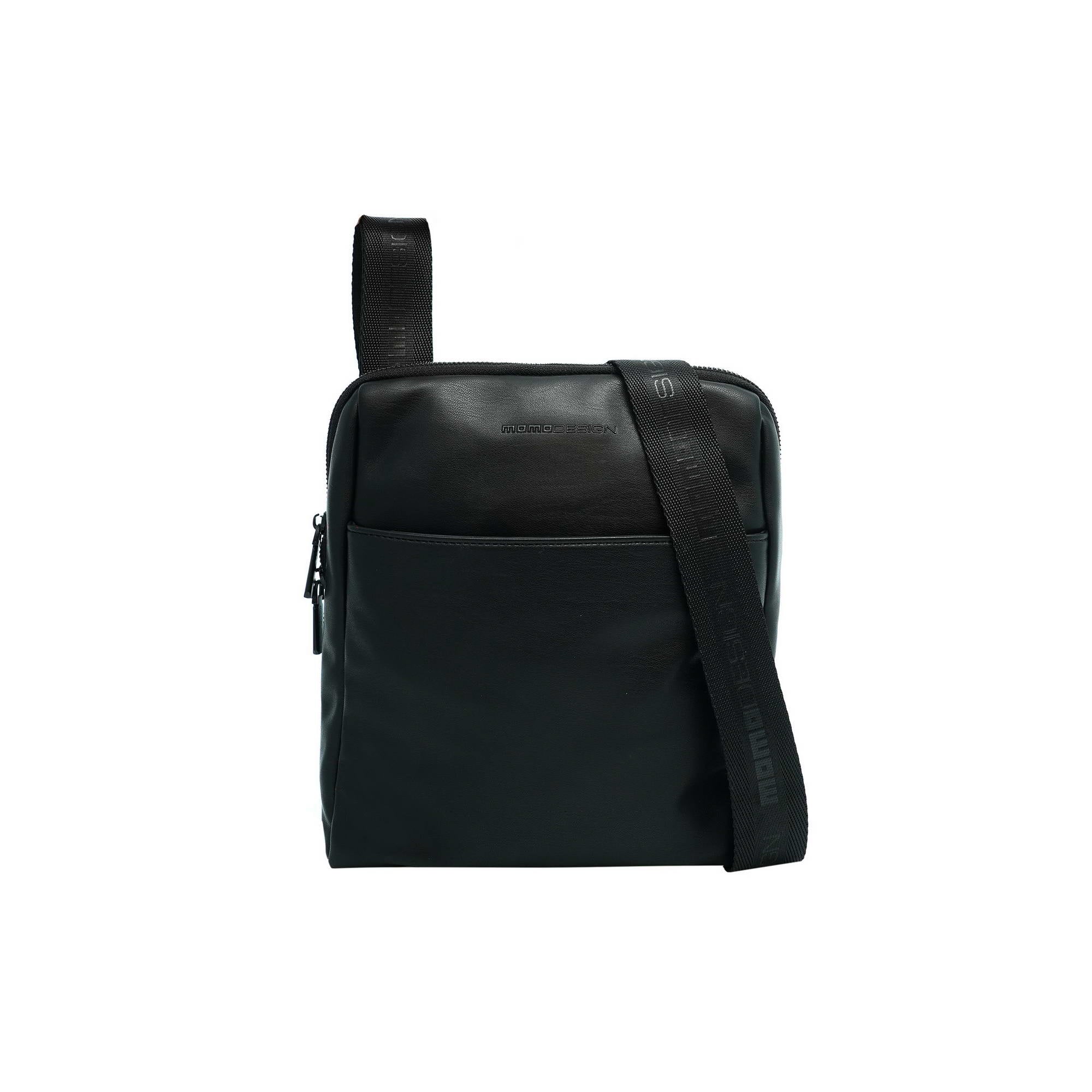 Momo Momodesign tracolla business Work nappa media in nappa PU nera