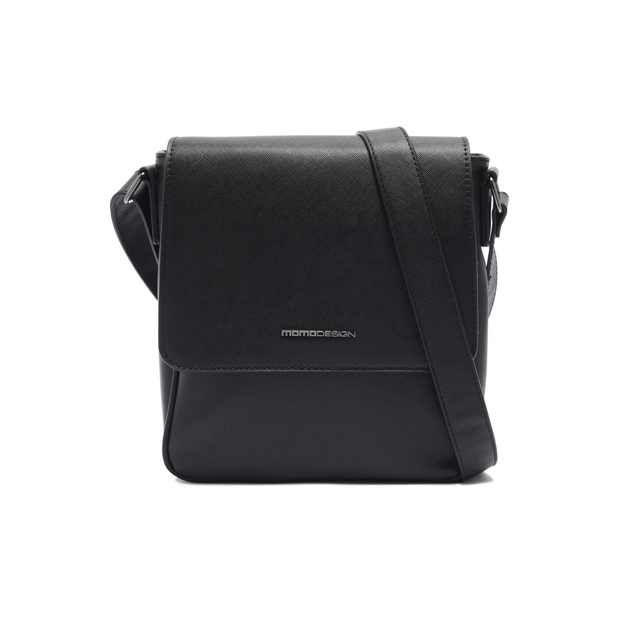 Momo Momodesign tracolla business Work saffiano in saffiano PU nero