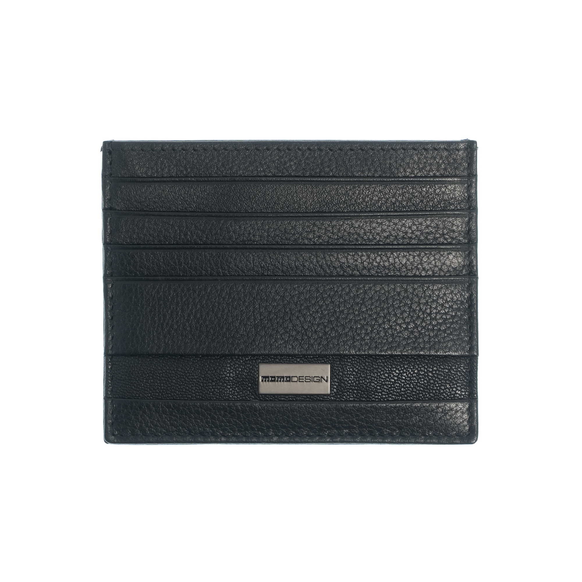 Momo Design Momodesign portacarte portabanconote Dollaro in vera pelle nera